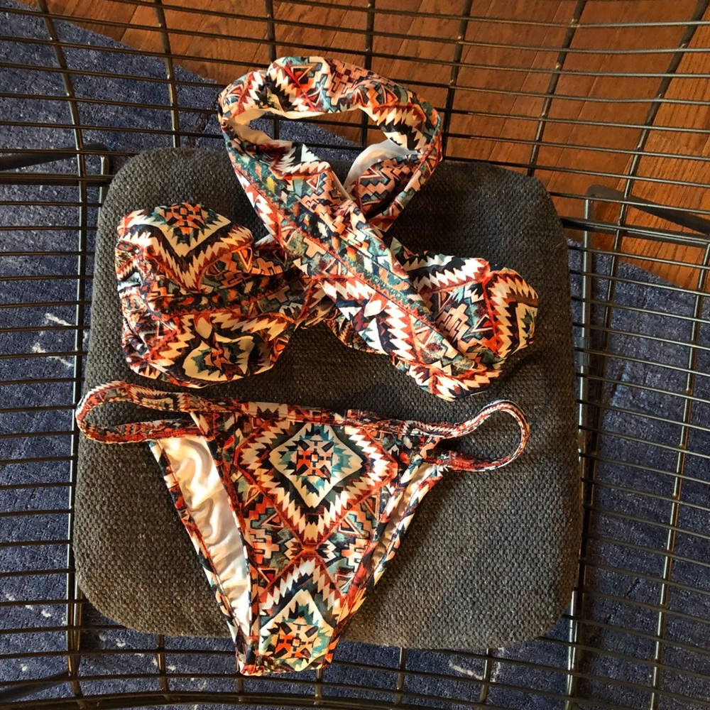 Brand New never worn Fella bikini tribal print